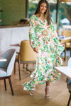 HAZEL & OLIVE Falling for Floral Maxi Dress - Multi