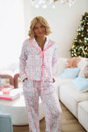Fancy Me Pant and Top Pajama Set - Pink and Blue-HAZEL & OLIVE-Small-
