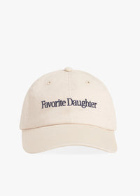 Favorite Daughter Classic Logo Baseball Hat -Khaki-HAZEL & OLIVE-