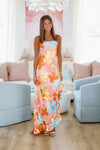 Summer on the Sound Maxi Dress - Pink and Yellow-Hazel & Olive FD12726/P2097-Small-