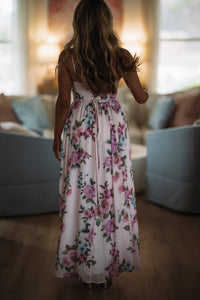 Hazel & Olive FD12771/P2042 Sweet Summer Floral Maxi Dress - Lavender Lilac