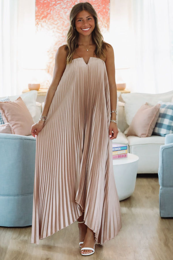 Hazel & Olive FD12933/CP710 Moonlight Maxi Dress - Blush