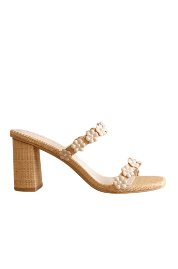 Hazel & Olive Feliza-N-0-5 Daisy Dream Heels - Natural