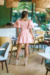 HAZEL & OLIVE Find Your Golden Hour Mini Dress -Dusty Pink