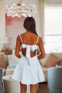 Fireflies Mini Dress - Blue-HAZEL & OLIVE CD/13601-XSmall-