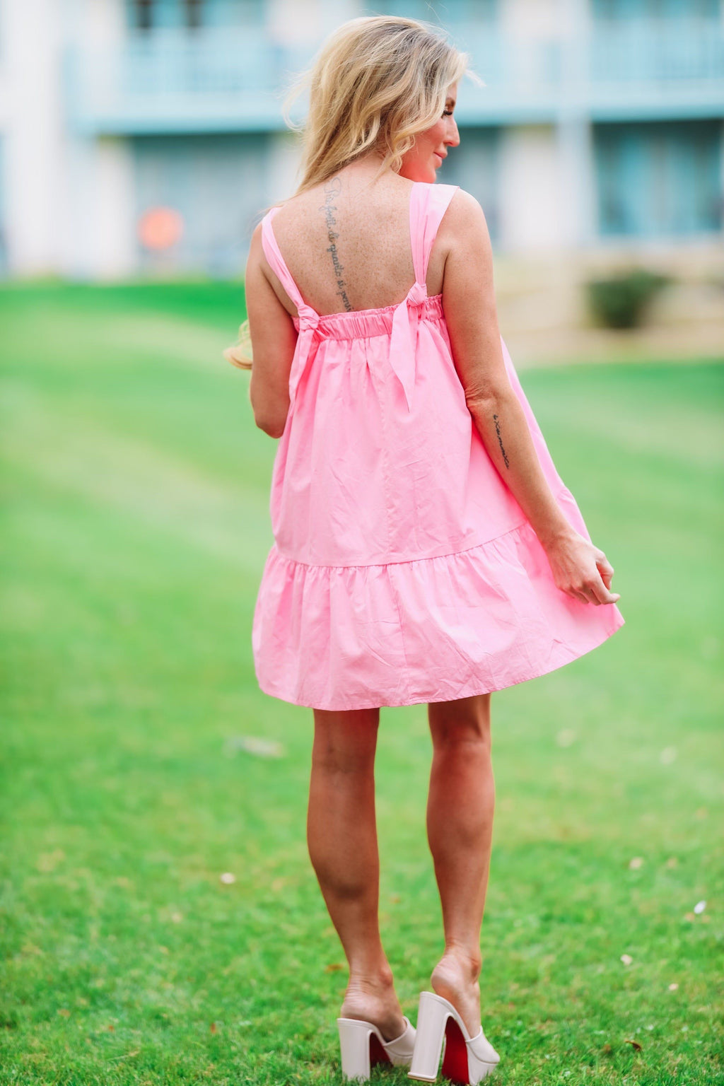 HAZEL & OLIVE First Pick Mini Dress - Pink
