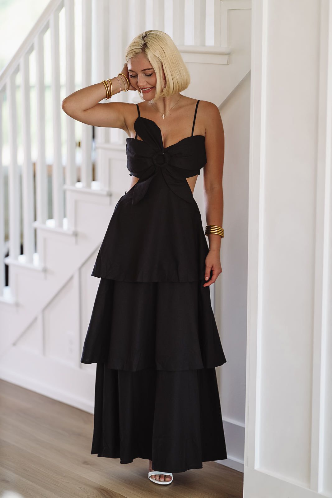 Flower On Top Maxi Dress - Black, Medium | Hazel and Olive | Boutique Fashion Flower On Top Maxi Dress - Black, Medium | Hazel and Olive | Boutique Fashion