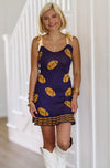 Football Ribbon Mini Dress