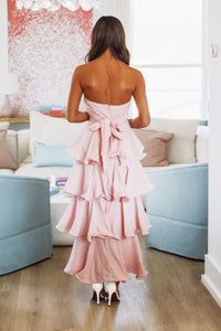 For Always Maxi Dress - Pink-HAZEL & OLIVE BDW12912B-Small-