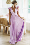 HAZEL & OLIVE For Keeps Maxi Gown - Lavender