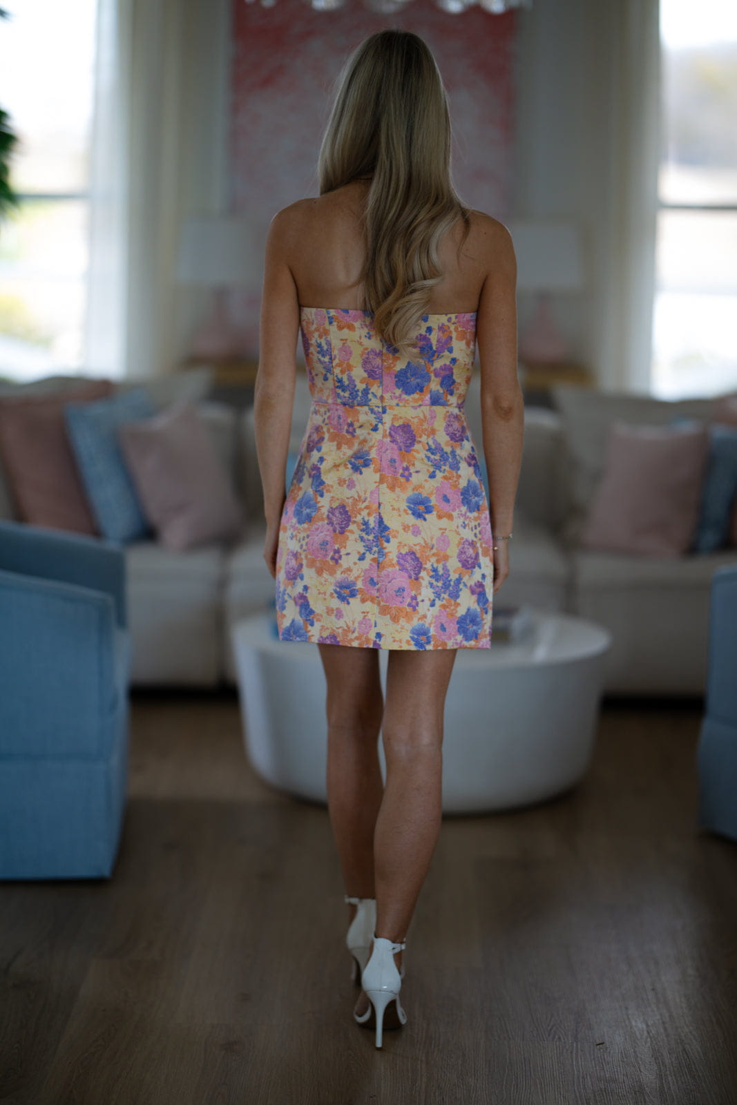 Mademoiselle Mini Dress - Yellow, Purple and Pink Hazel & Olive Mademoiselle Mini Dress - Yellow, Purple and Pink Hazel & Olive