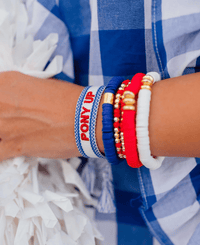 Gameday Tassel Tie Bracelet - Pony Up-HAZEL & OLIVE-