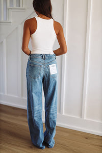 Good American Good Standard Ease Janes - Indigo-HAZEL & OLIVE-0-