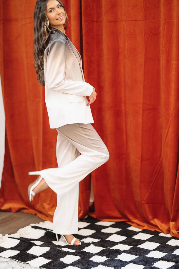 Gradient Blazer - Black and Champagne-HAZEL & OLIVE-Small-