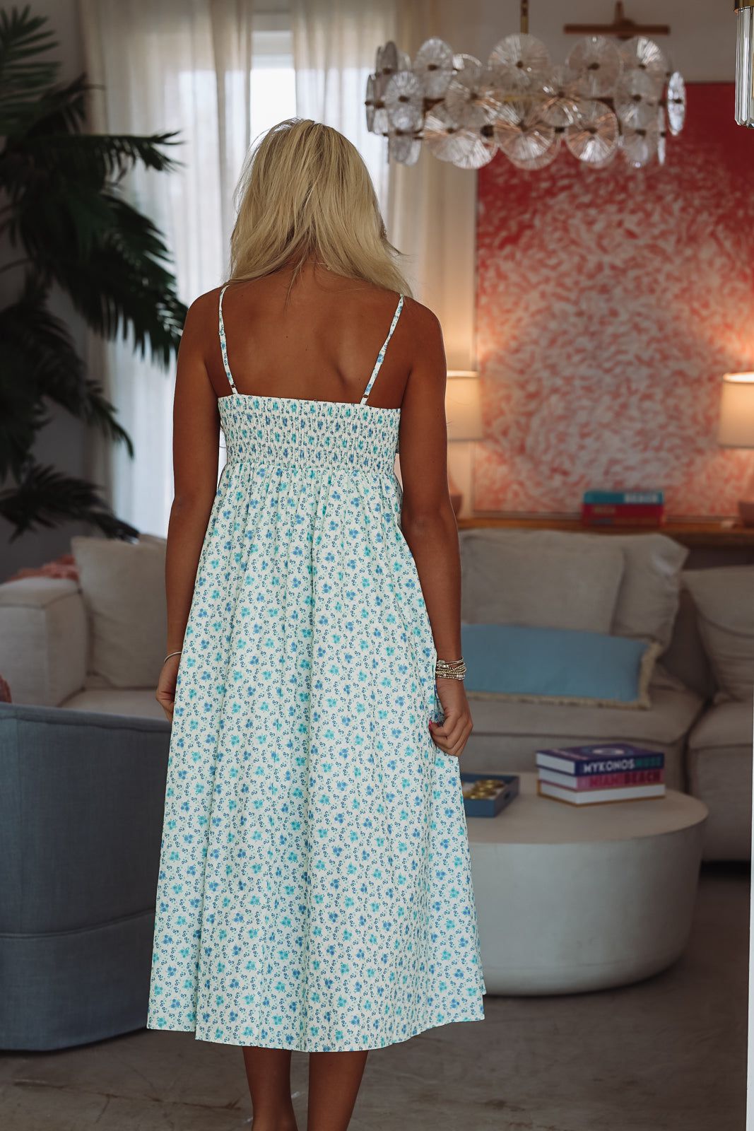 Hadley Midi Dress - Blue-HAZEL & OLIVE ID34911/01-Small-