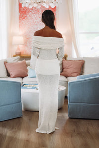 Hampton Holiday Maxi Dress - Oatmeal-HAZEL & OLIVE BD12232-Small-