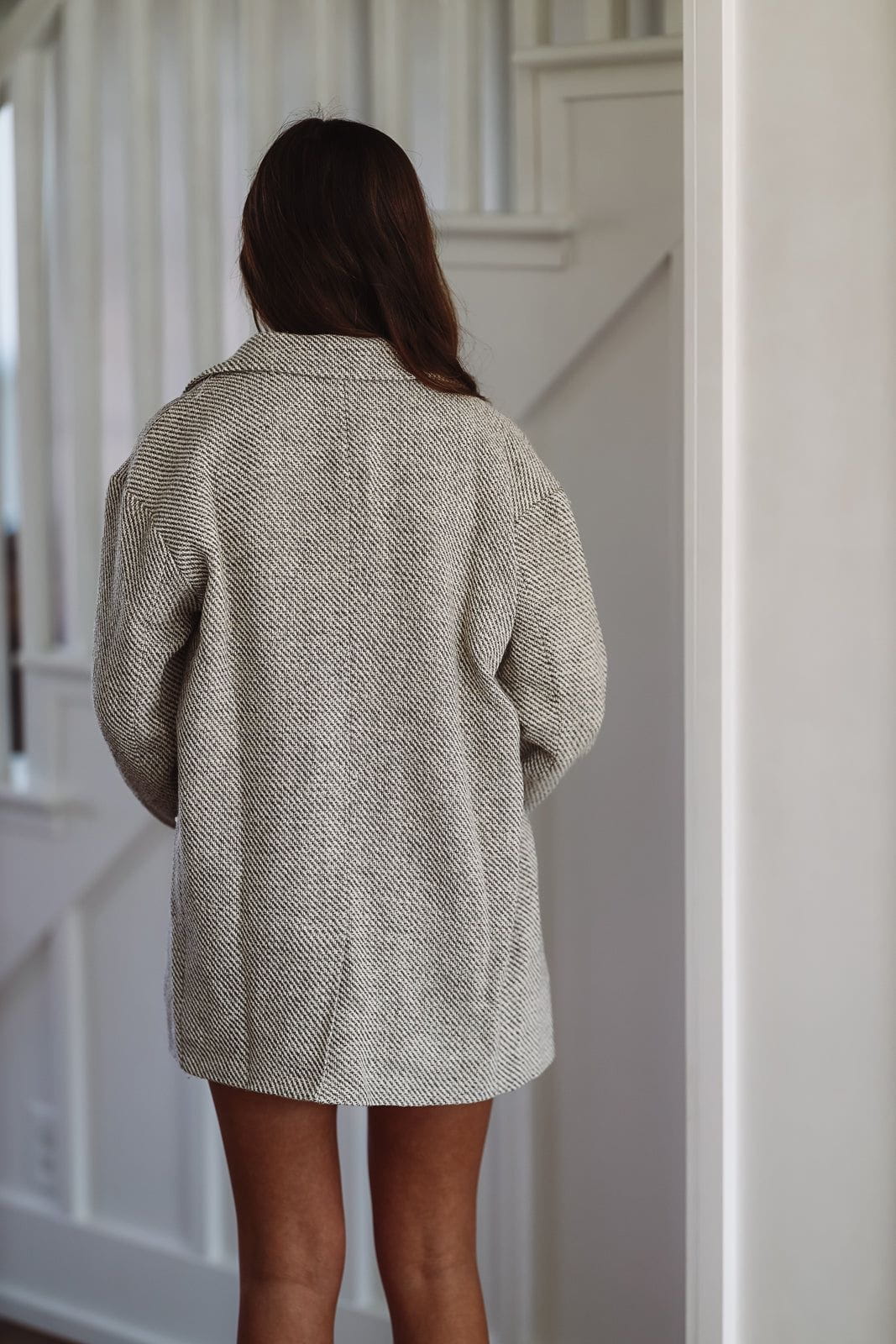 Have it All Tweed Blazer - Walnut-HAZEL & OLIVE-Small-