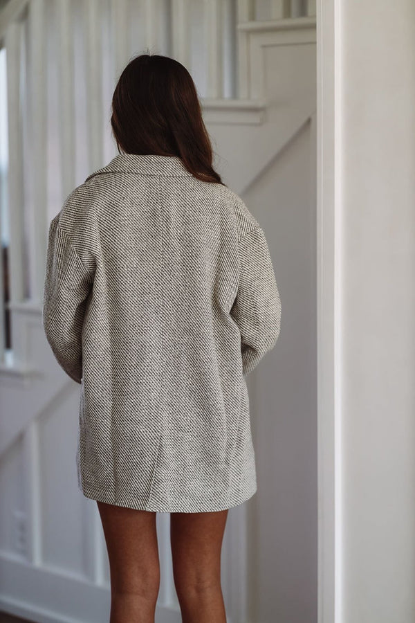 Have it All Tweed Blazer - Walnut-HAZEL & OLIVE-Small-