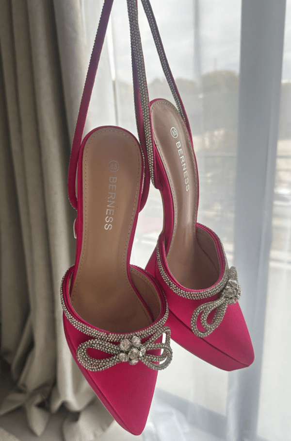 Have My Heart Platform Heels - Pink-HAZEL & OLIVE-5.5-