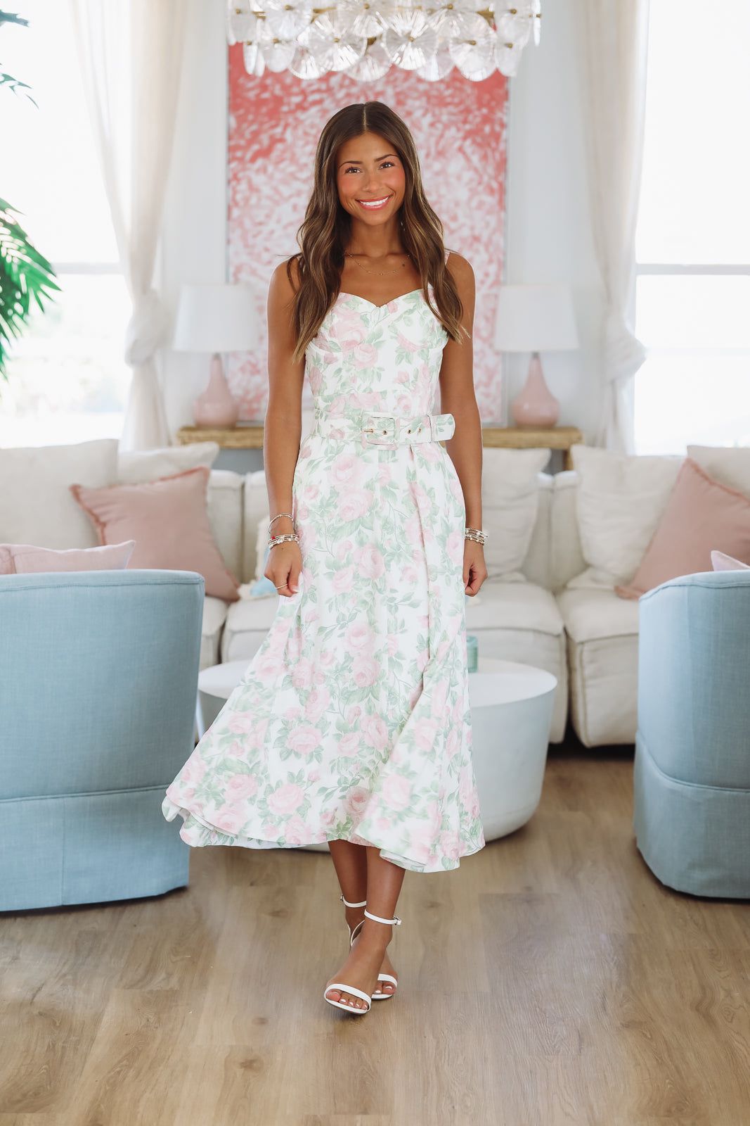 Hibiscus Maxi Dress - Rose Pink, Large | Hazel and Olive | Boutique Fashion Hibiscus Maxi Dress - Rose Pink, Large | Hazel and Olive | Boutique Fashion