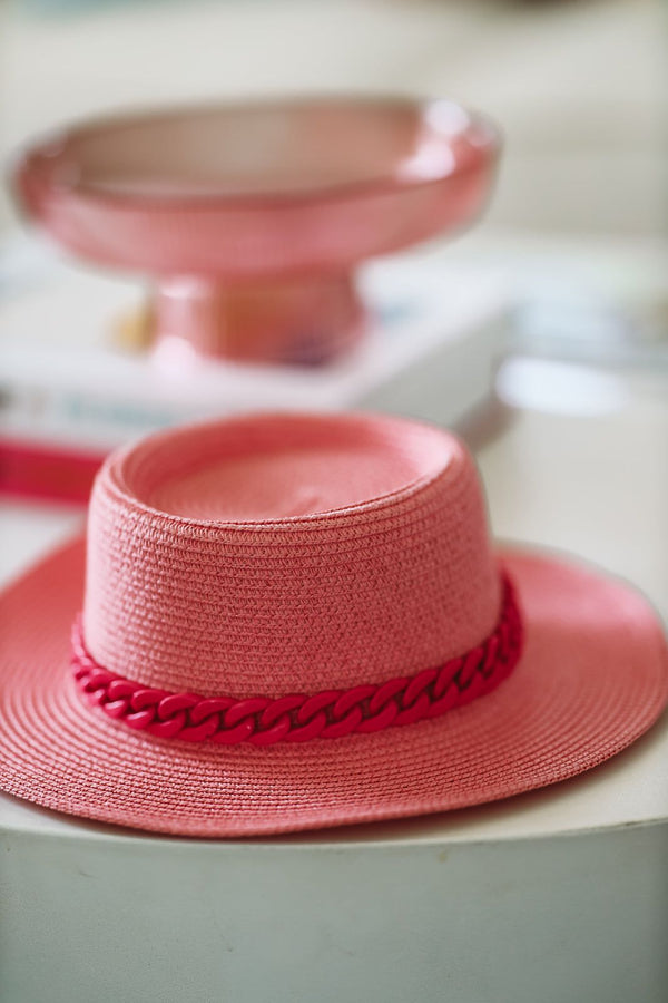 Hit the Beach Sun Hat - Pink-HAZEL & OLIVE-