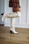 Hit The Dance Floor Western Cowboy Boots - Ivory-HAZEL & OLIVE-6-