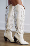 Hit The Dance Floor Western Cowboy Boots - Ivory-HAZEL & OLIVE-6-