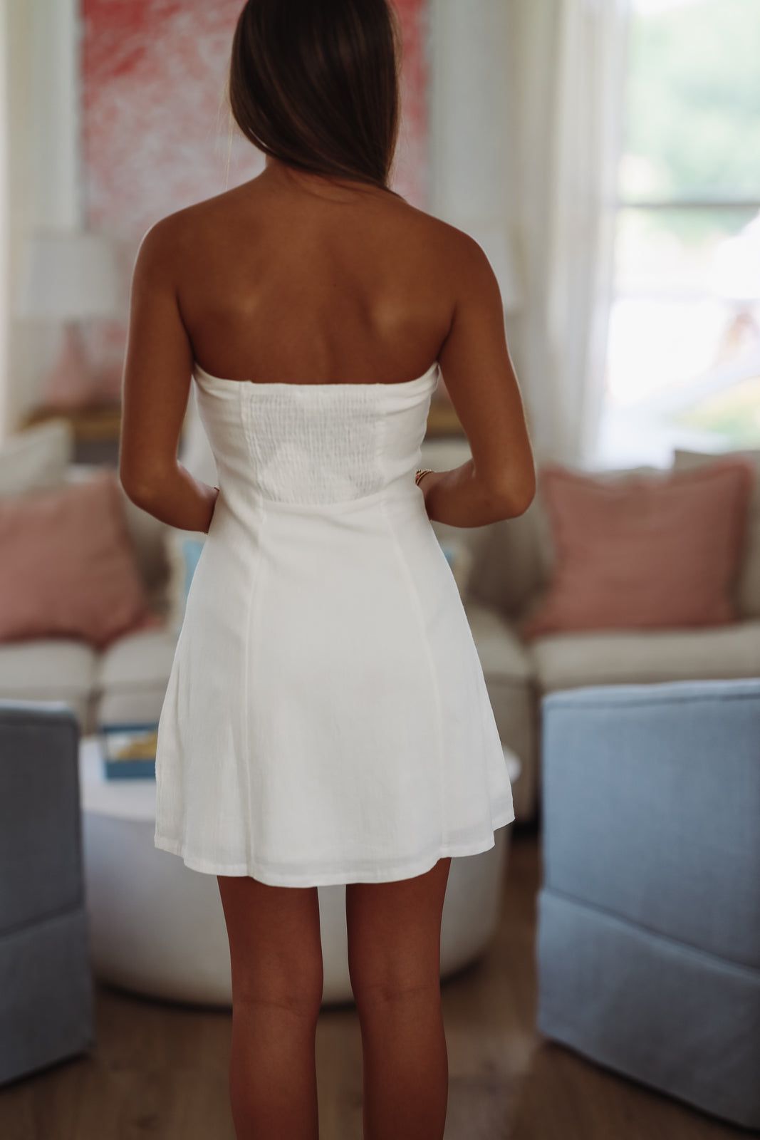 Is Love Mini Dress - Off White Hazel & Olive Is Love Mini Dress - Off White Hazel & Olive