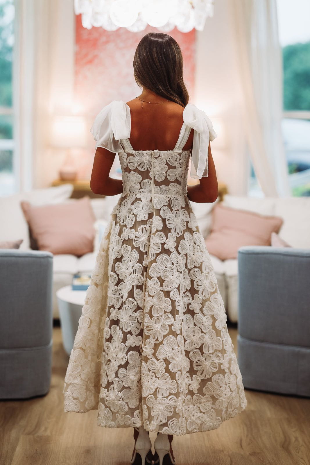 I'm Enchanting Midi Dress - Cream-HAZEL & OLIVE ID8989-Small-