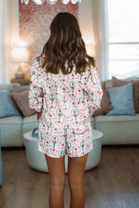 Hazel & Olive IPT39429/07 Toy Soldier Short and Top Pajama Set - Pink