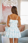 It's Surreal Mini Dress - Blue and White-HAZEL & OLIVE SM/D20887D-Small-