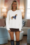 Hazel & Olive IWT6001/4 Cozy Pup Sweater - Ivory