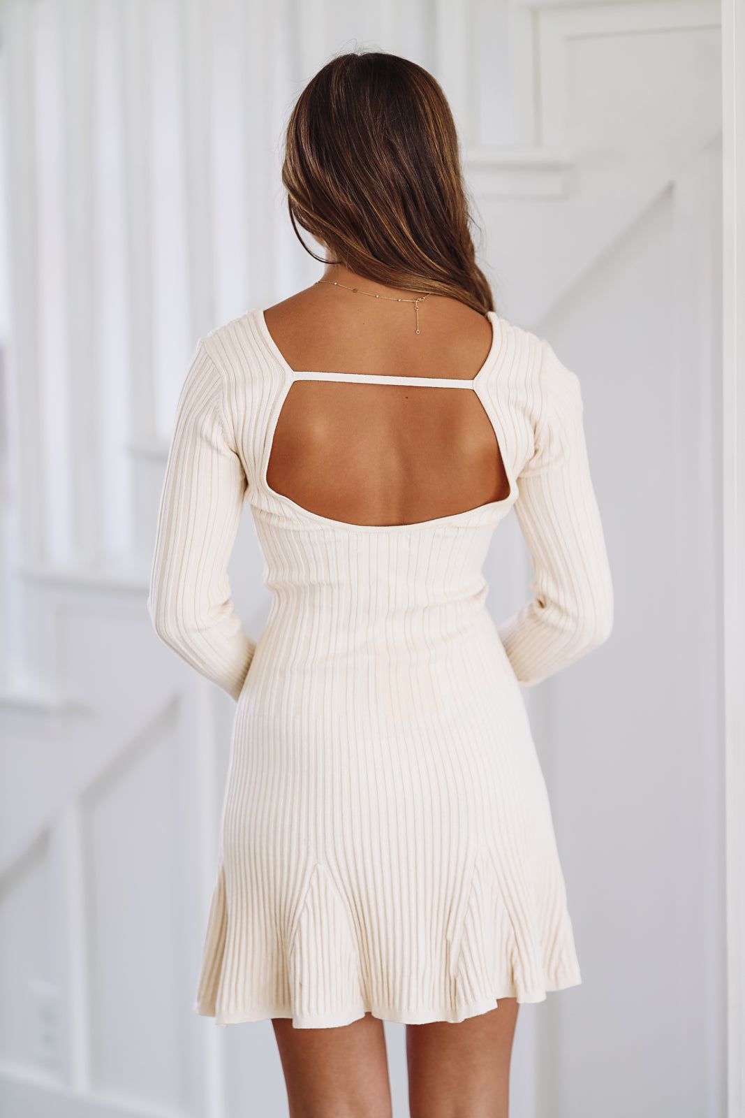 Just a Girl Knit Mini Dress - Ivory, Large | Hazel and Olive | Boutique Fashion Just a Girl Knit Mini Dress - Ivory, Large | Hazel and Olive | Boutique Fashion
