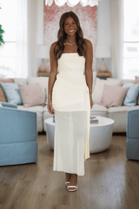 Hazel & Olive KA0308H By My Side Maxi Dress - Butter Yellow