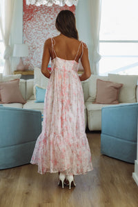 Last Night's Letter Maxi Dress - Pink-HAZEL & OLIVE JD9121-Small-