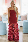Bordeaux Nights Maxi Dress - Wine, Large | Hazel and Olive