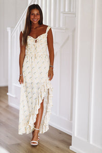 Lemon Squeeze Midi Skirt - Yellow-HAZEL & OLIVE-XSmall-