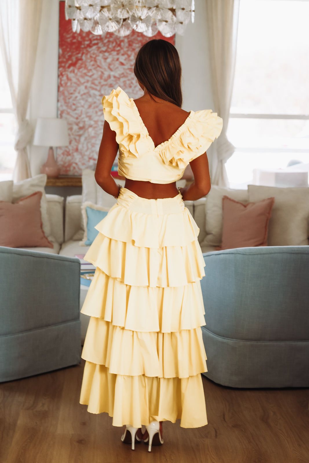 Lemon Zest Maxi Skirt - Yellow