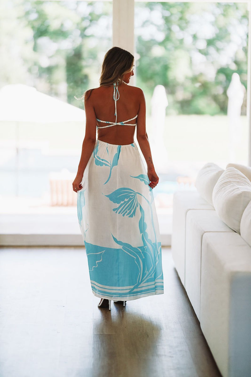 white and aqua dress Beautiful & Blue Habesha creating a full The White Lotus x AQUA