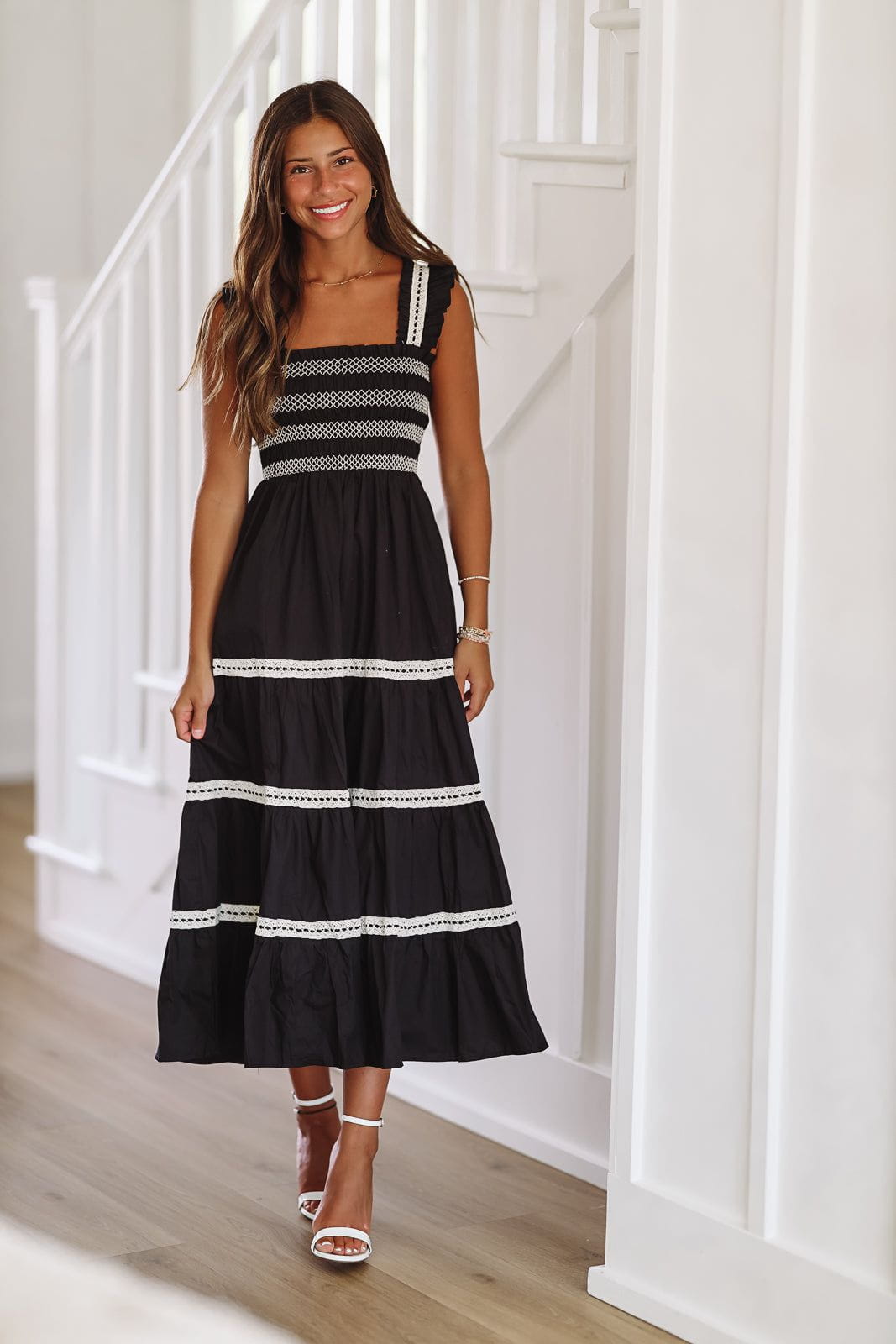 Lola in Black Maxi Dress - Black-HAZEL & OLIVE-Small-