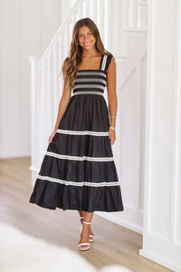 Lola in Black Maxi Dress - Black-HAZEL & OLIVE-Small-