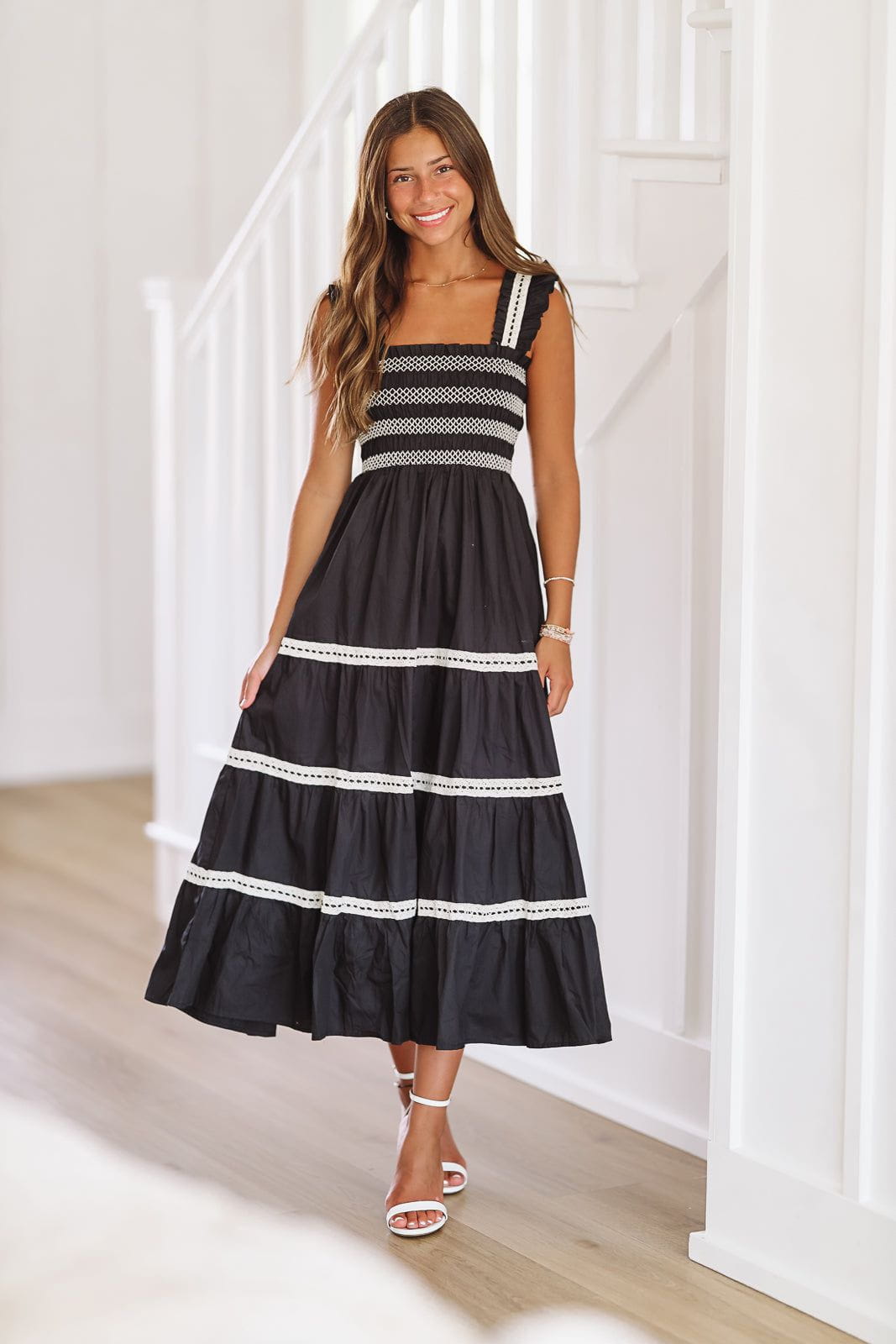 Lola in Black Maxi Dress - Black-HAZEL & OLIVE-Small-