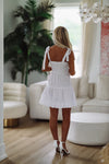 HAZEL & OLIVE Longing For Love Mini Dress - White