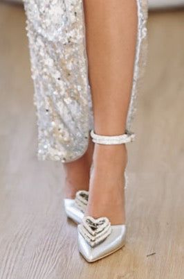 Love at First Sight Pump Heels - Silver-HAZEL & OLIVE-5-