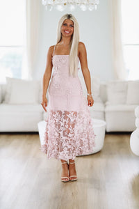 Love This Day Midi Dress - Mauve-HAZEL & OLIVE-Small-