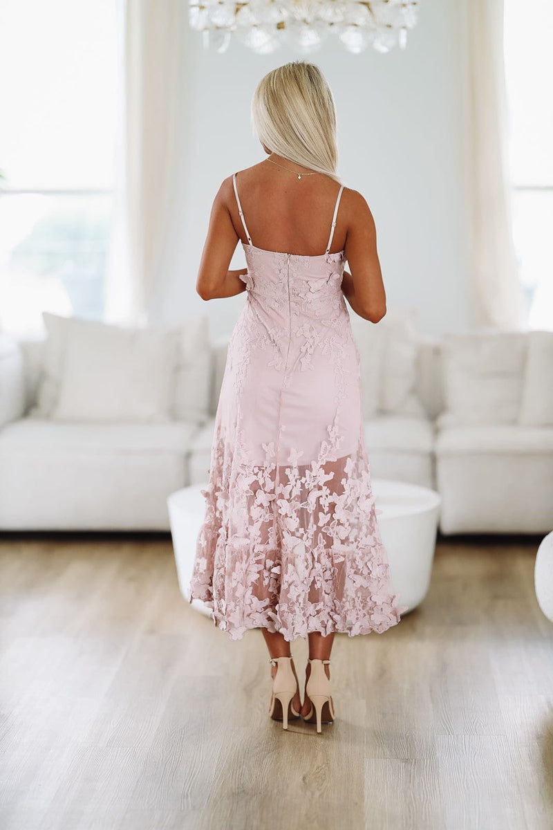 Love This Day Midi Dress - Mauve - Small