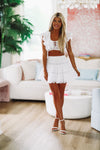 Luscious Mini Skirt - white-HAZEL & OLIVE-Small-