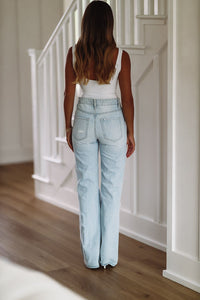 Made For You Jeans - Light Wash-HAZEL & OLIVE-24-