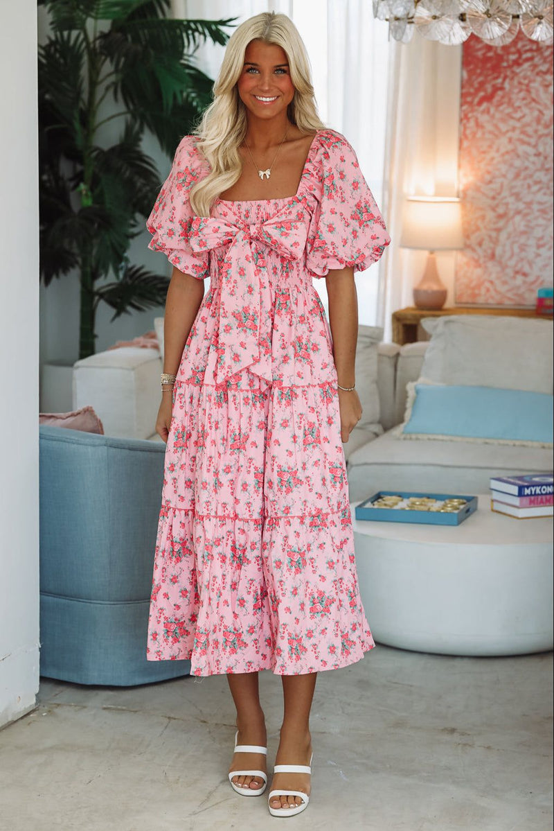 chinese dress ladies Kevin Pink Lace Maxi Dress - US 10 main image 0