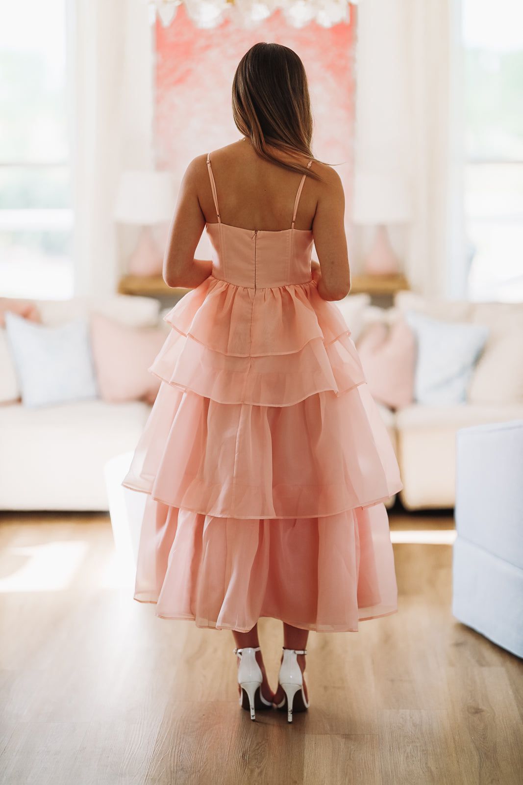 Make Me Blush Midi Dress - Blush Pink, Small | Hazel and Olive | Boutique Fashion Make Me Blush Midi Dress - Blush Pink, Small | Hazel and Olive | Boutique Fashion